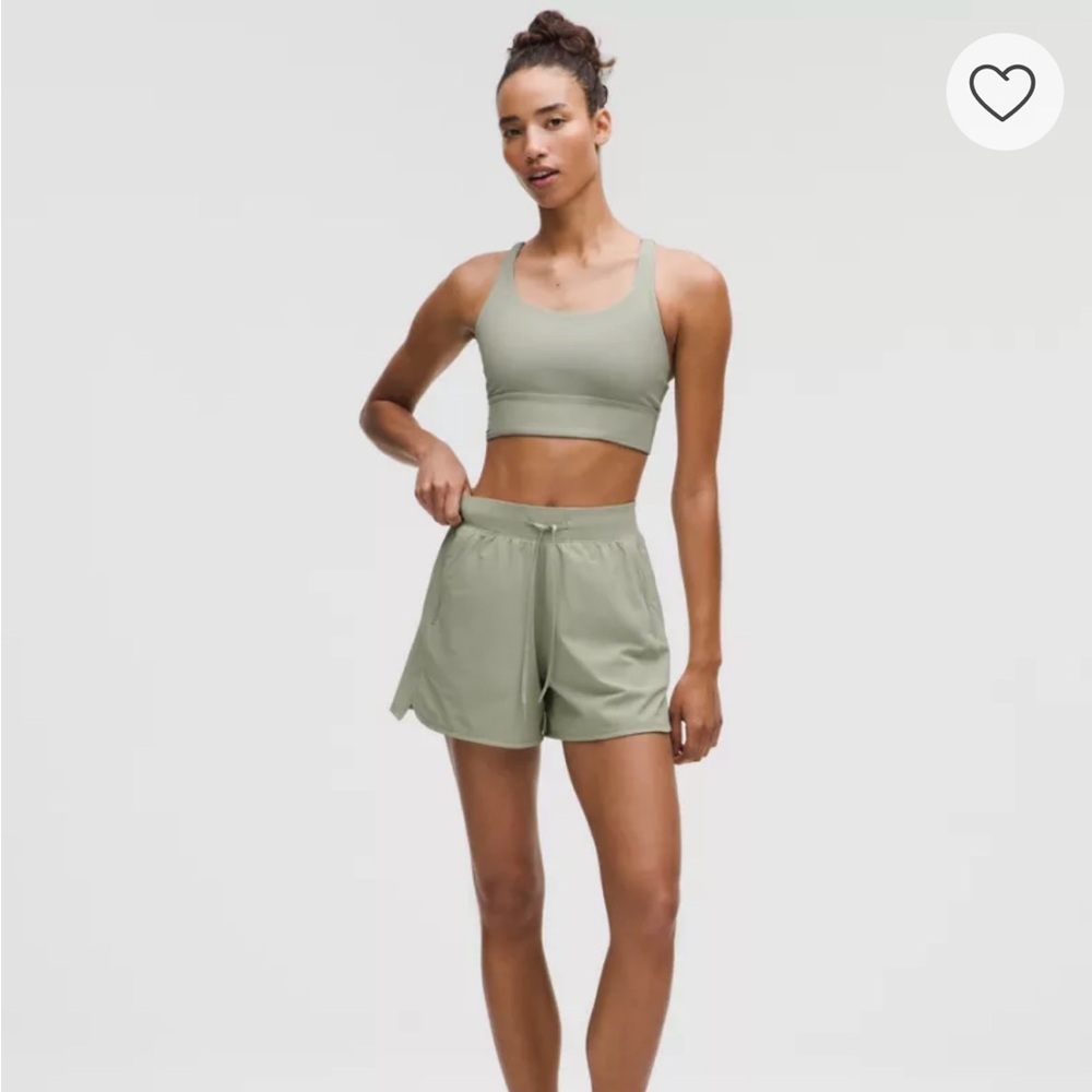 Lululemon Athletica Sage Green Athletic Shorts
